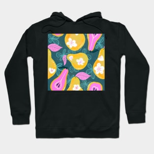 Pretty pears and flowers Hoodie